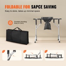 VEVOR Portable Manicure Table Foldable Nail Table with Electric Dust Collector
