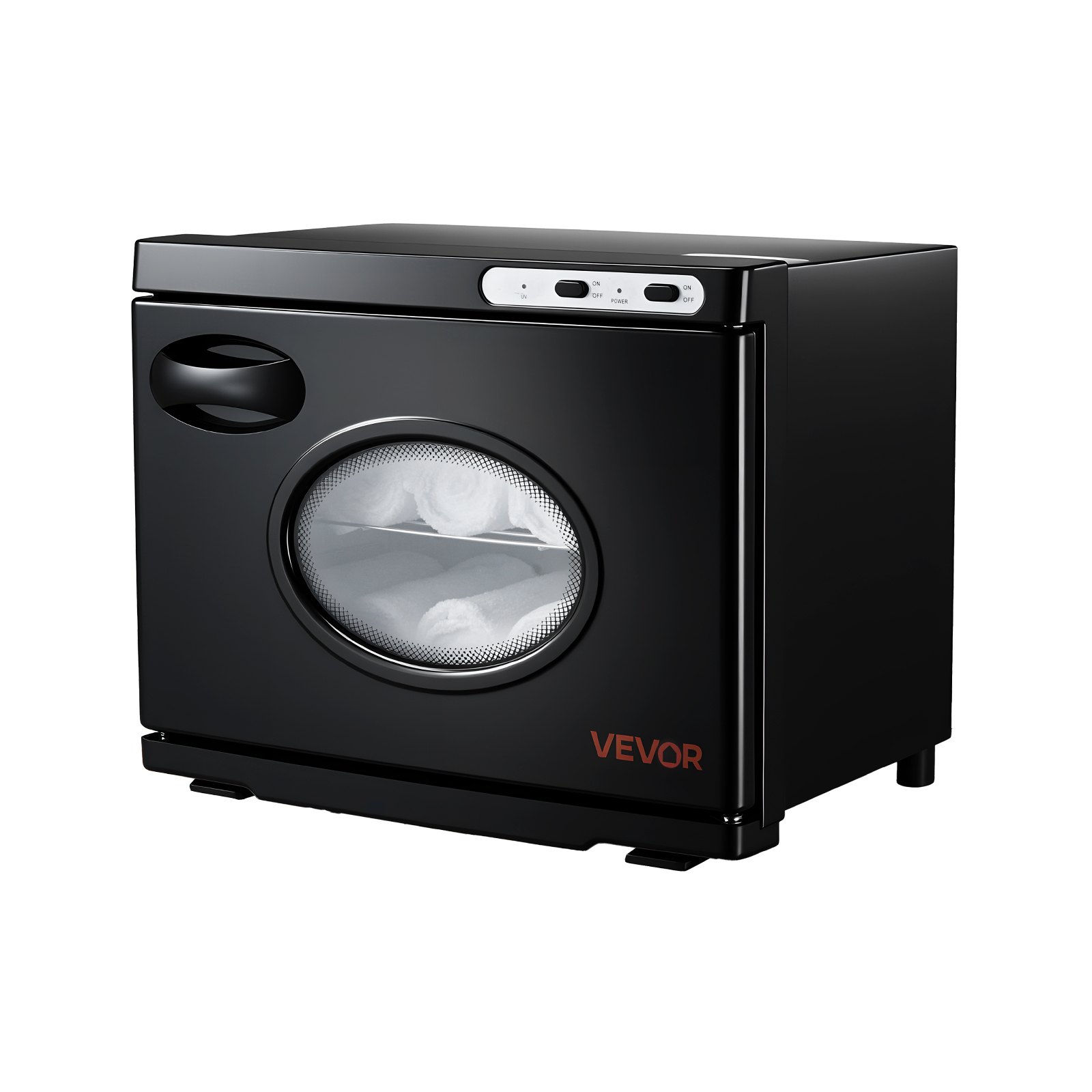 VEVOR Hot Towel Warmer, 23L Large Towel Warmer Cabinet with See Through Window, Clip & Stainless Steel Racks, Holds up 36 Towels, All-Round Heating Cabinet for Spa, Barber, Manicures, Massage, Salon