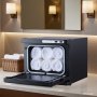 VEVOR Hot Towel Warmer, 8L Small Towel Warmer Cabinet with Clip & Stainless Steel Rack, Holds up 12 Towels, Portable All-Round Heating Cabinet for Spa, Barber, Manicures, Massage, Salon, Black