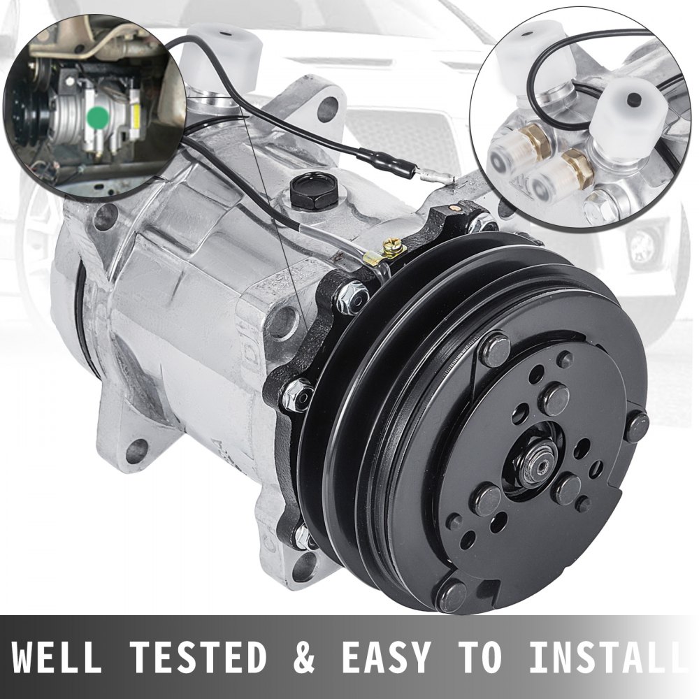 AC Compressor for
 
	
4510 SANDEN SD5H14 STYLE 6664,Mack, Kenworth, Freightliner