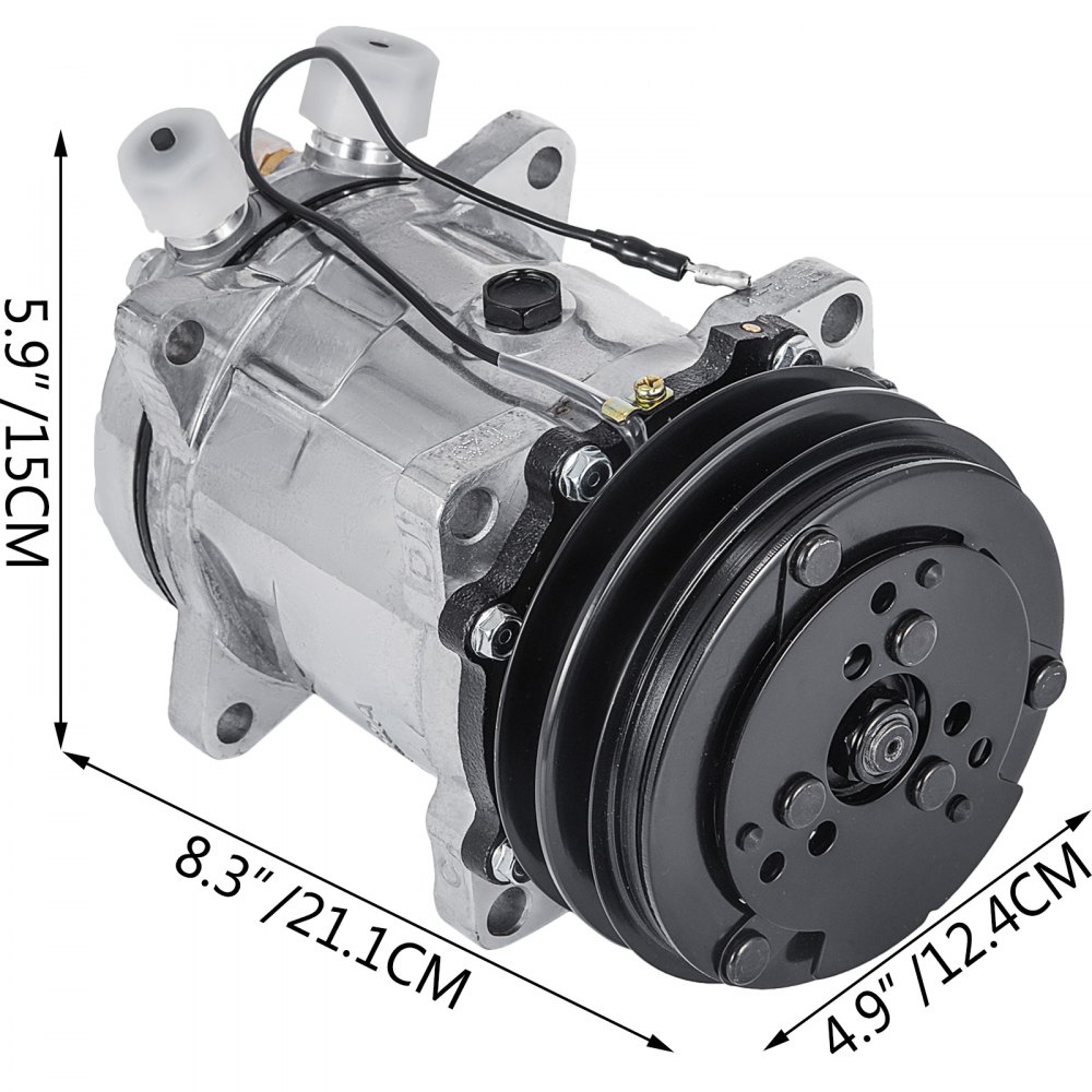 AC Compressor for
 
	
4510 SANDEN SD5H14 STYLE 6664,Mack, Kenworth, Freightliner