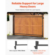 VEVOR Gate Building Kit Fits 36 to 60 in Wide Openings 6 to 7 ft High Fence