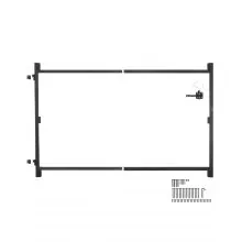 VEVOR Gate Building Kit Fits 40 to 72 in Wide Openings 4 to 5 ft High Fence