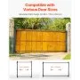 VEVOR Gate Building Kit, Fits 60 to 96 in Wide Openings, Up from 4 to 5 ft High Fence, Adjustable Gate Building Kit, Anti Sag Full Gate Frame Kit with Latch Lock and Screws, for Wooden Fence, Iron