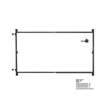 VEVOR Gate Building Kit Fits 60 to 96 in Wide Openings 6 to 7 ft High Fence