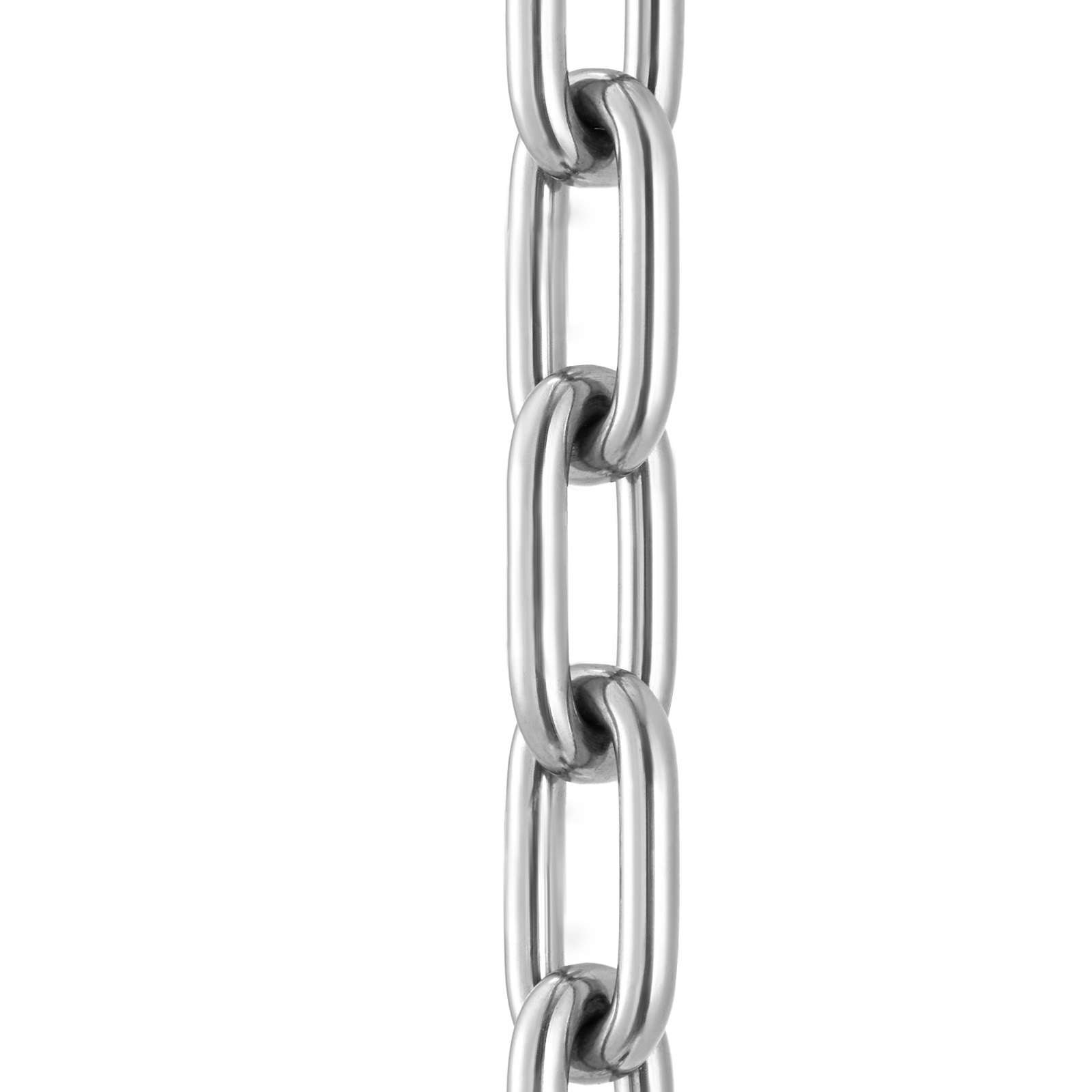 VEVOR Boat Anchor Chain, 5/16" x 20', 2373 lbs. WLL/7120 lbs. BS, 316 Stainless Steel Marine Grade Anchor Lead Chain with Dual Lock Ring Shackles for Boats, Deck, Fishing, Works with Different Anchors