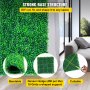 VEVOR Artificial Boxwood Panels, 6 PCS 20"x20" Boxwood Hedge Wall Panels, PE Artificial Grass Backdrop Wall 1.6", Privacy Hedge Screen for Decoration of Outdoor, Indoor, Garden, Fence, and Backyard