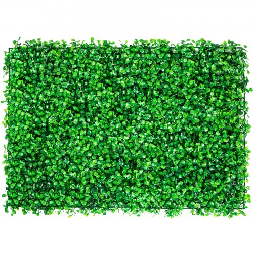 VEVOR Artificial Boxwood Panel UV 10pcs Boxwood Hedge Wall Panels Artificial Grass Backdrop Wall 24X16" 4cm Green Grass Wall Fake Hedge for Decor Privacy Fence Indoor Outdoor Garden Backyard