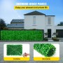 VEVOR Keinotekoinen Boxwood paneeli UV 10 kpl Boxwood Hedge seinäpaneelit tekonurmi taustaseinä 24x16" 4cm vihreä ruohoseinä Tekopensas sisustukseen Yksityisyys aita sisäulkopuutarha takapiha