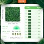 VEVOR Artificial Boxwood Panel UV 12pcs Boxwood Hedge Wall Panels Artificial Grass Backdrop Wall 20X20" 4cm Green Grass Wall Fake Hedge for Decor Privacy Fence Indoor Outdoor Garden Backyard