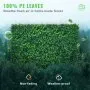 VEVOR 12pcs Artificial Boxwood Panel UV Boxwood Hedge Wall Panels Artificial Grass Backdrop Wall 24X16" 4cm Green Grass Wall Fake Hedge for Decor Privacy Fence Indoor Outdoor Garden Backyard