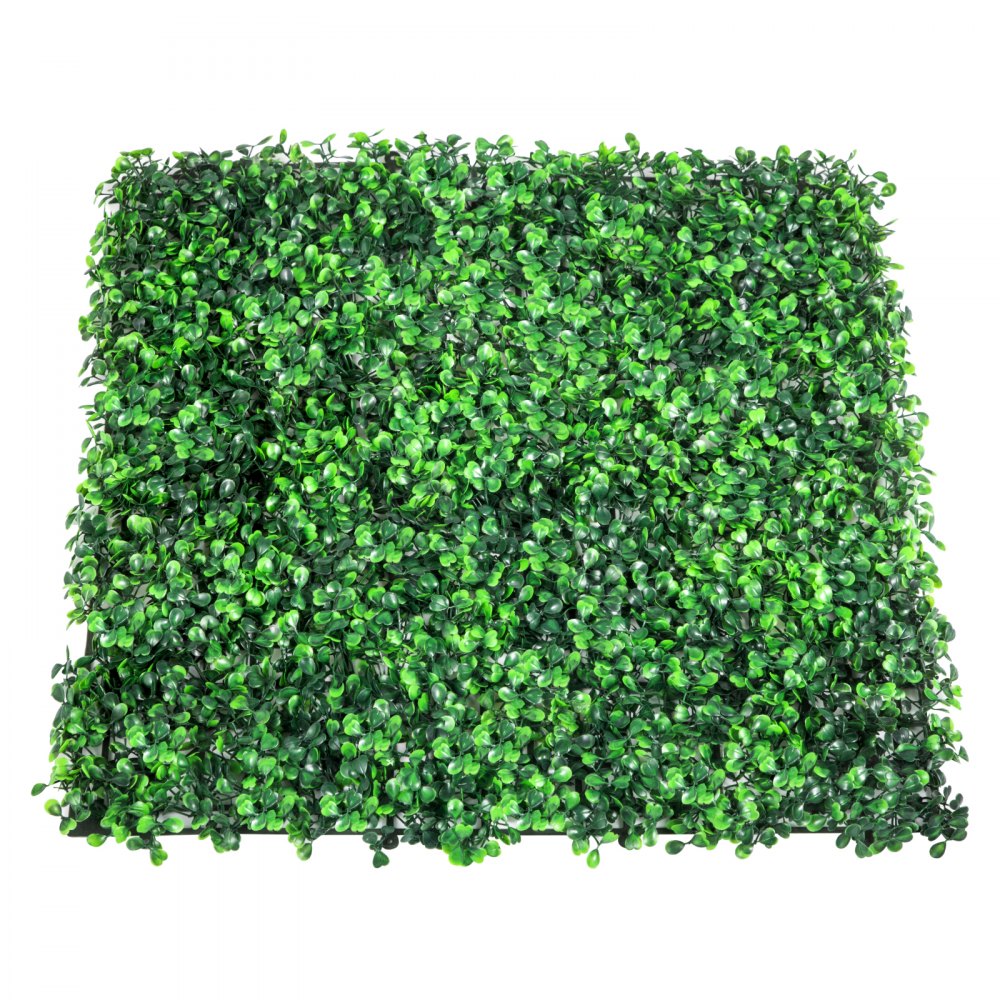 VEVOR Artificial Boxwood Panel UV 24pcs Boxwood Hedge Wall Panels Artificial Grass Backdrop Wall 20\" X 20\" 4 cm Green Grass Wall Fake Hedge for Decor Privacy Fence Indoor Outdoor Garden Backyard