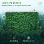 VEVOR Artificial Boxwood Panel 24" X 16" UV 24pcs Boxwood Hedge Wall Panels Artificial Grass Backdrop Wall  4 cm Green Grass Wall, Fake Hedge for Decor Privacy Fence Indoor, Outdoor Garden Backyard