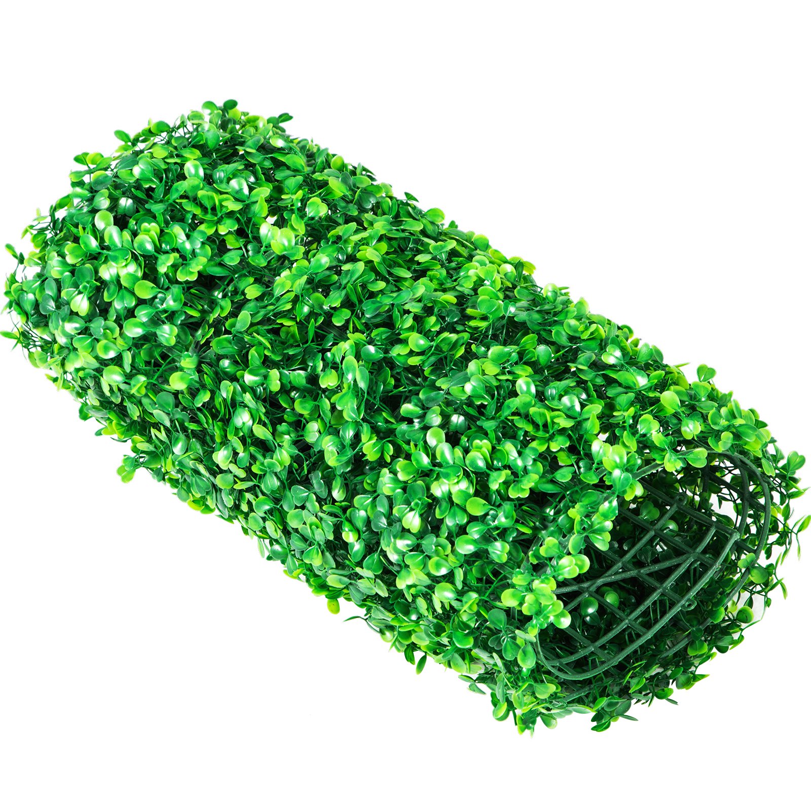 VEVOR Artificial Boxwood Panel UV 4pcs Boxwood Hedge Wall Panels Artificial Grass Backdrop Wall 24X16\" 4 cm Green Grass Wall Fake Hedge for Decor Privacy Fence Indoor Outdoor Garden Backyard