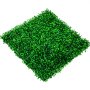 Panel de boj artificial VEVOR UV, 6 paneles de pared de seto de boj, pared de fondo de césped artificial de 50 x 50 cm (20" x 20"), pared de césped verde de 4 cm, seto artificial para decoración, valla de privacidad para interiores y exteriores, jardín y patio trasero.