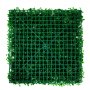 VEVOR Artificial Boxwood Panel UV 6pcs Boxwood Hedge Wall Panels, Artificial Grass Backdrop Wall 20" X 20" 4 cm Green Grass Wall, Fake Hedge for Decor Privacy Fence Indoor, Outdoor Garden Backyard