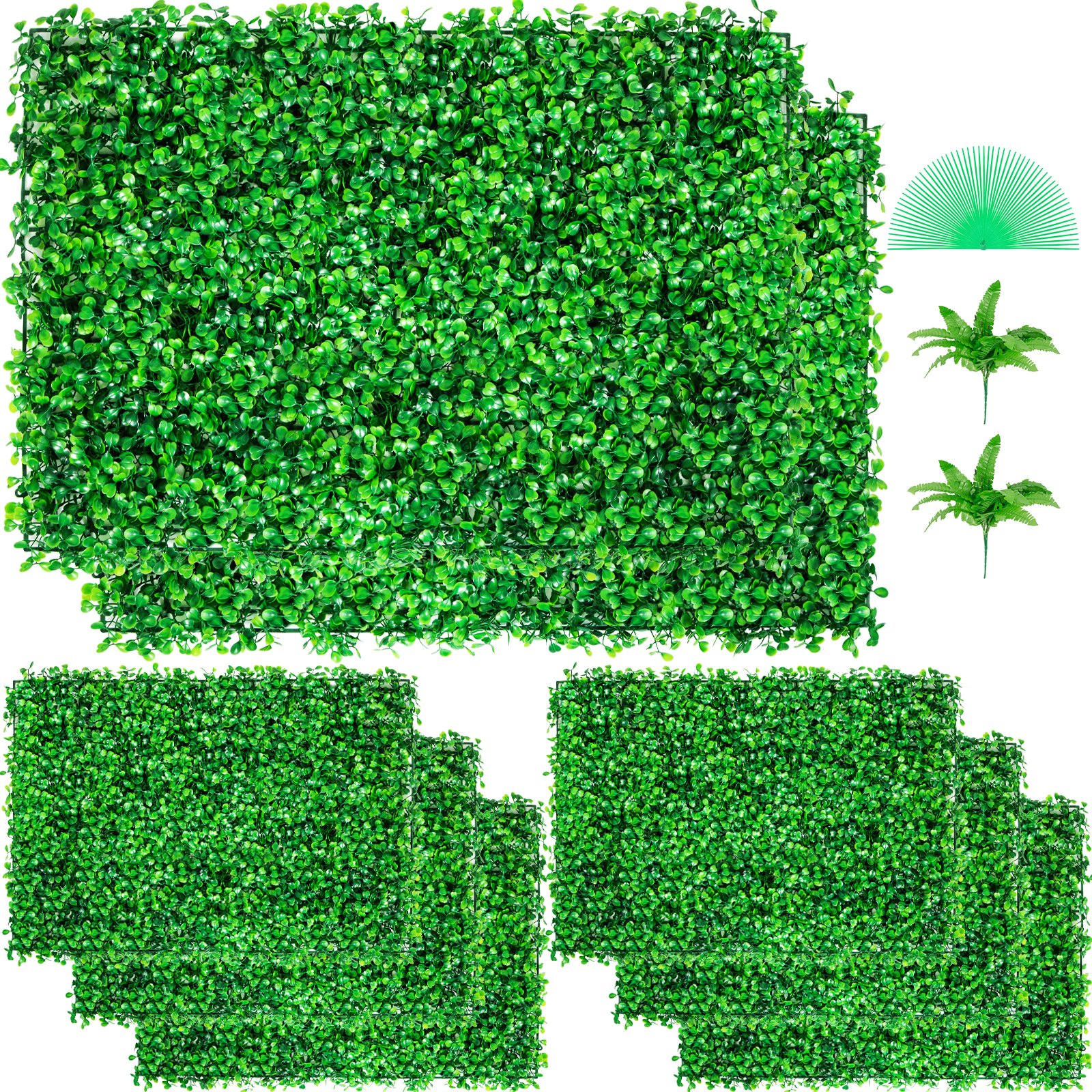 Artificial Boxwood Panel 8pcs Boxwood Hedge Wall Panels Artificial Grass Backdrop Wall 24X16 4cm Green Grass Wall, Fake Hedge for Decor Privacy Fence Indoor Outdoor Garden Backyard Artificial Boxwood Panel 8pcs Boxwood Hedge Wall Panels Artificial Grass Backdrop Wall 24X16 4cm Green Grass Wall, Fake Hedge for Decor Privacy Fence Indoor Outdoor Garden Backyard