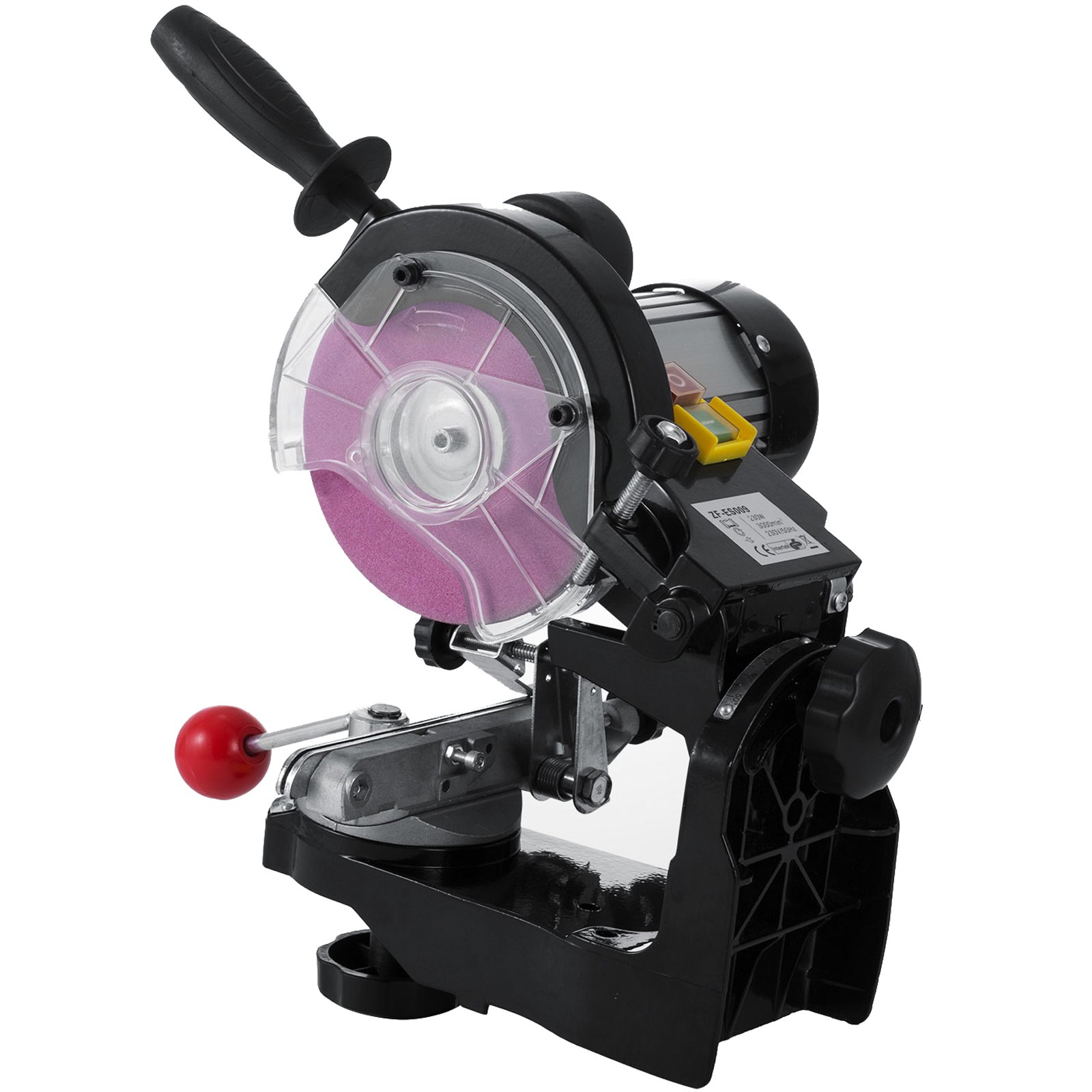 VEVOR Professional 230V Electric Chainsaw Blade Sharpener 230W Electric Bench Top Chainsaw Blade Chain Sharpener 145mm Grinder with Induction Motor