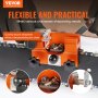 VEVOR Chainsaw Sharpener, Hand-Cranked Chainsaw Sharpening Jig Kit for 4"-22" Chain Saw, Potable Chainsaw Chain Sharpener Tool with 4 Sharpening Heads, Storage Bag for Lumberjack, Landscaper, Home DIY