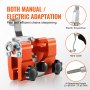 VEVOR Chainsaw Sharpener, Hand-Cranked Chainsaw Sharpening Jig Kit for 4"-22" Chain Saw, Potable Chainsaw Chain Sharpener Tool with 4 Sharpening Heads, Storage Bag for Lumberjack, Landscaper, Home DIY