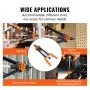 VEVOR Rivet Nut Tool, 40.6cm Rivnut Tool Kit with 13PCS Metric and SAE Mandrels, 186PCS Rivet Nuts, M3, M4, 10-24, M5, M6, 1/4-20, 8-32, 5/16-18, M8, 3/8-16, M10, M12, 1/2-13, Semi-auto Retraction