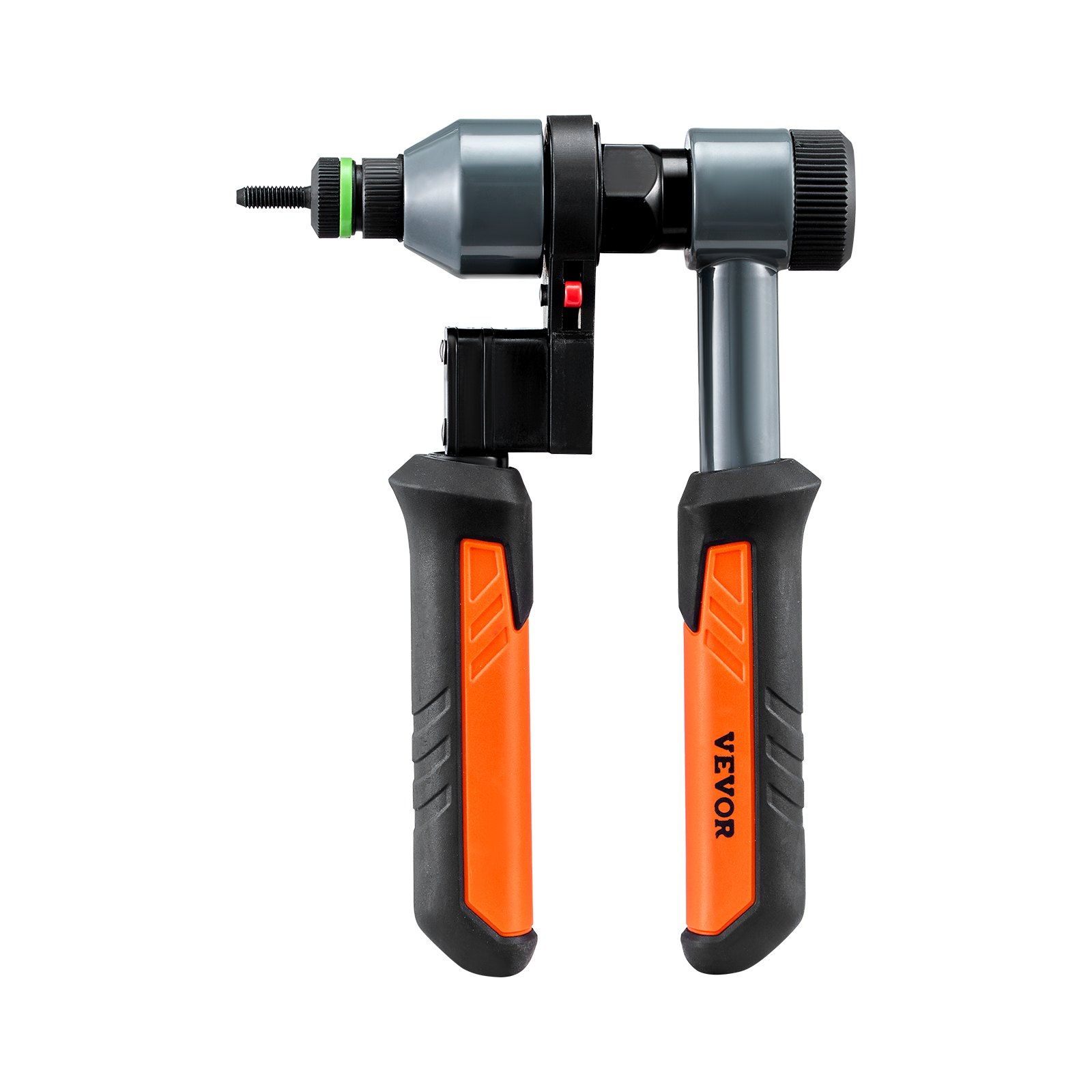 VEVOR Rivet Nut Tool Kit, 9-Inch Ratchet Rivnut Tool Kit, with 10 Mandrels and 100 Nuts, Metric and SAE Size M5, M6, M8, M10, M12, 8-32, 10-24, 1/4-20, 5/16-18, 3/8-16 UNC, with a Rugged Carrying Case