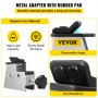 VEVOR Tire Changer Adapter, 4pcs ATV Motorcycle Adapter, Metal Structure Tire Adapter Rim Clamp with a Mount/Demount Duck Head, ATV Tire Adapters with Rubber Pads for ATV Motorcycle Adapter Tyre