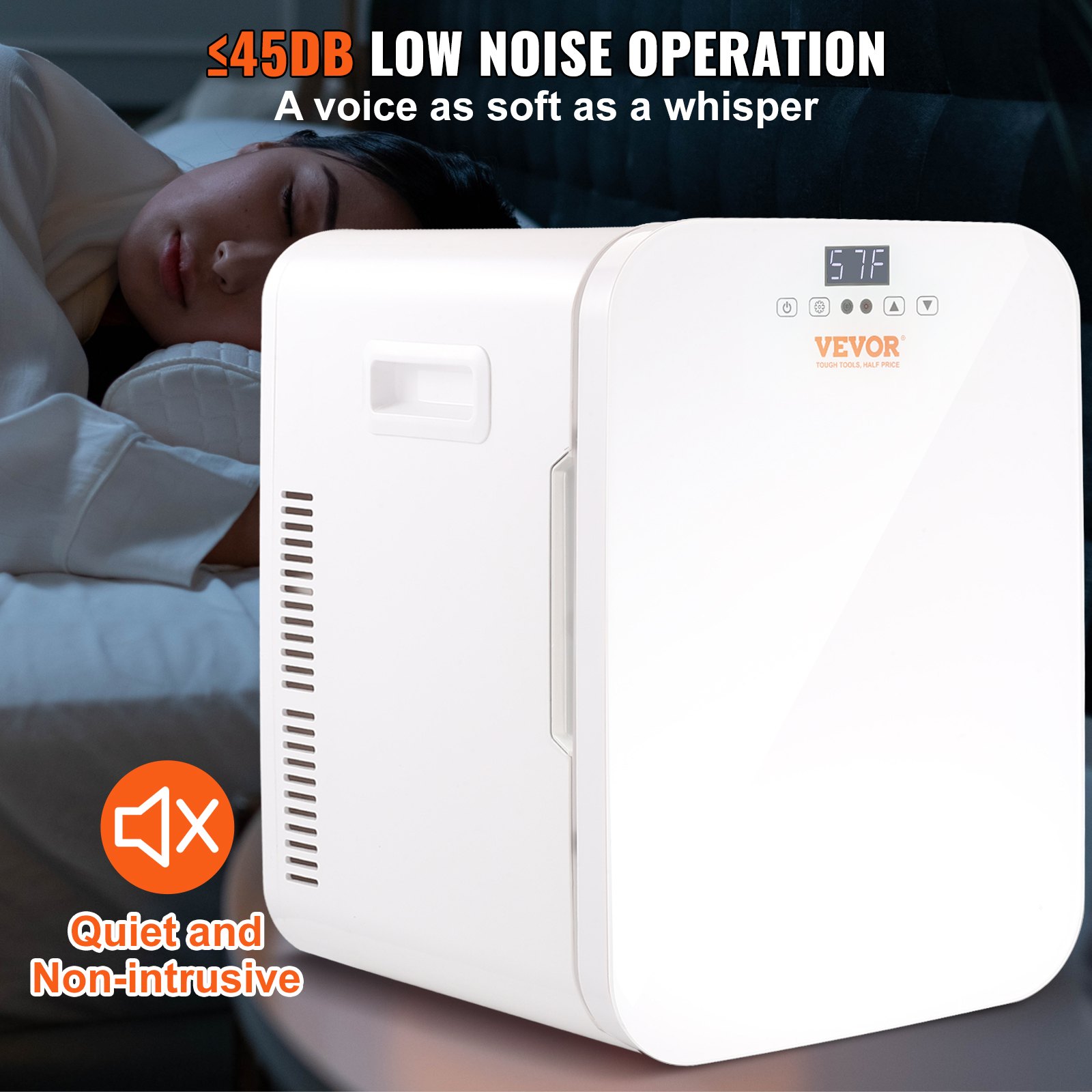 Mini Fridge, 20L Skincare Fridges with Temper Control Touch Screen, Portable Small Beverage Refrigerator for Bedroom Office Car Dorm, AC/DC Cool Warmer for Cosmetic Drink Milk, White Mini Fridge, 20L Skincare Fridges with Temper Control Touch Screen, Portable Small Beverage Refrigerator for Bedroom Office Car Dorm, AC/DC Cool Warmer for Cosmetic Drink Milk, White