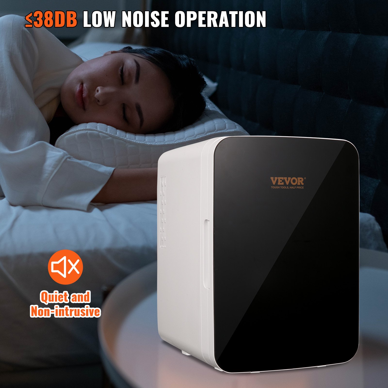 Mini Fridge for Bedroom, 10 Liter/12 Can Portable Fridges, Luxury Small Beverage Refrigerator for Skincare Food Breast Milk Chill, AC/DC Cooler Warmer for Office Dorm Car, Black Mini Fridge for Bedroom, 10 Liter/12 Can Portable Fridges, Luxury Small Beverage Refrigerator for Skincare Food Breast Milk Chill, AC/DC Cooler Warmer for Office Dorm Car, Black