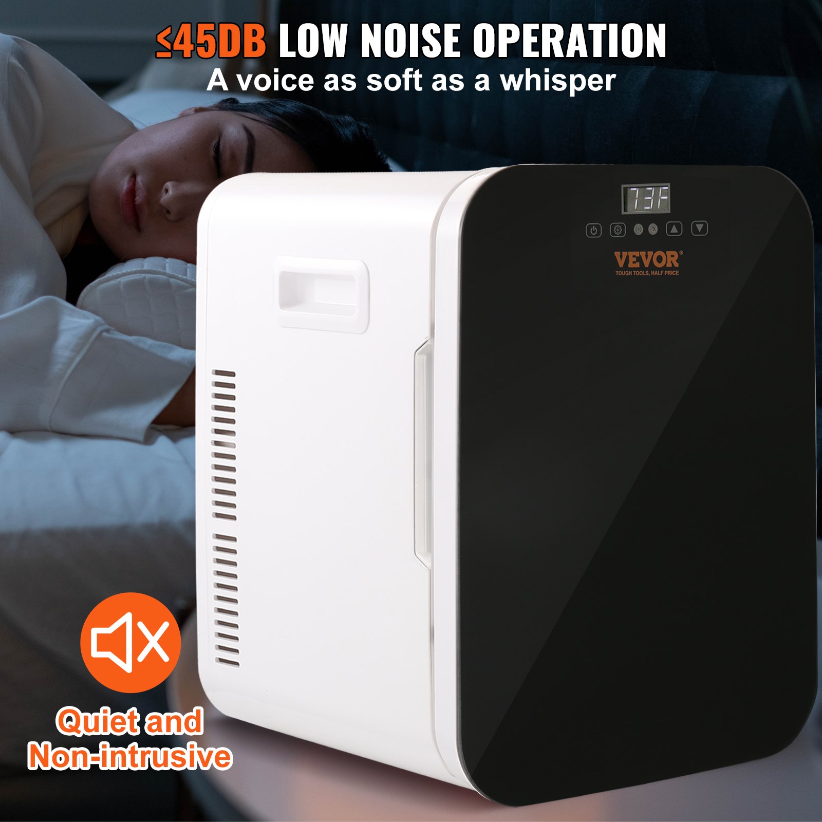 Mini Fridge for Bedroom, 20L Skincare Fridge with Touch Screen Temper Control, Outage Memory Small Beverage Refrigerator for Makeup Drink Food, AC/DC Cooler Heater for Office Dorm Car, Black Mini Fridge for Bedroom, 20L Skincare Fridge with Touch Screen Temper Control, Outage Memory Small Beverage Refrigerator for Makeup Drink Food, AC/DC Cooler Heater for Office Dorm Car, Black