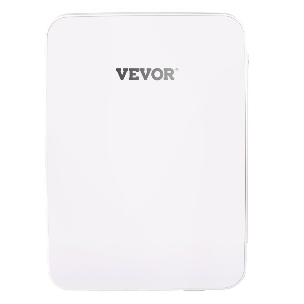 VEVOR Mini Fridge, 10 Liter Portable Cooler Warmer, Skincare Fridge White, Compact Refrigerator, Lightweight Beauty Fridge, for Bedroom Office Car Boat Dorm Skincare (110V/12V)