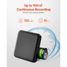 Mini Spy Digital Voice Activated Recorder Magnet Recording Listening Device