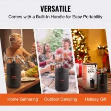 VEVOR Beer Growler Tap System, 170Oz 5L Mini Keg, 304 Stainless Steel Pressurized Beer Growler, Keg Growler with Pressure Display, CO2 Regulator Faucet, Leak-Proof Ring For Draft, Homebrew, Craft Beer