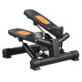 VEVOR Stepper para escaleras, mini step para hacer ejercicio en casa, step hidráulico giratorio con bandas de resistencia, equipo cardiovascular para entrenamiento de cuerpo completo, escalador con monitor LCD, capacidad de carga de 330 lb
