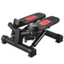 VEVOR Stair Stepper, Mini Stepper for Exercise at Home, Hydraulic Fitness Twist Stepper with Resistance Bands, Full Body Workout Cardio Equipment, Stair Climber with LCD Monitor, 330LBS Load Capacity