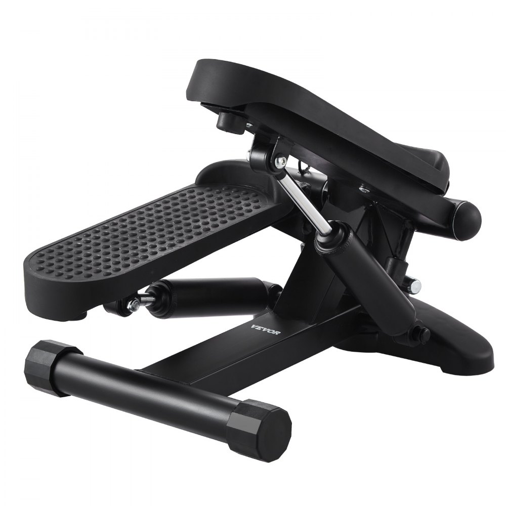 VEVOR Stair Stepper, Mini Stepper for Exercise at Home, Hydraulic Fitness Stepper with Resistance Bands, Full Body Workout Cardio Equipment, Stair Climber with LCD Monitor, 330LBS Load Capacity