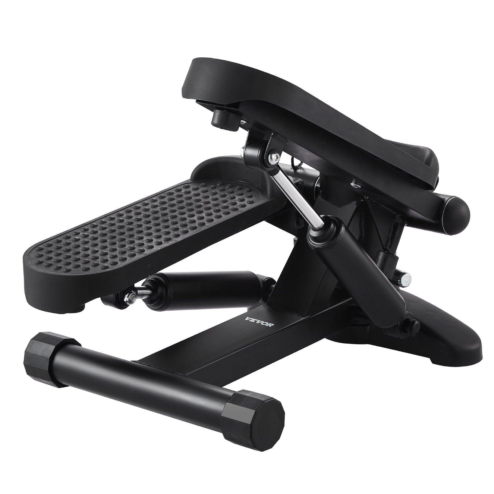 VEVOR Stair Stepper, Mini Stepper for Exercise at Home, Hydraulic Fitness Stepper with Resistance Bands, Full Body Workout Cardio Equipment, Stair Climber with LCD Monitor, 330LBS Load Capacity