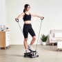 VEVOR Stair Stepper, Mini Stepper for Exercise at Home, Hydraulic Fitness Stepper with Resistance Bands, Full Body Workout Cardio Equipment, Stair Climber with LCD Monitor, 330LBS Load Capacity