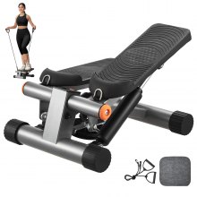 VEVOR Stair Stepper for Exercise at Home Mini Stepper with Resistance Band