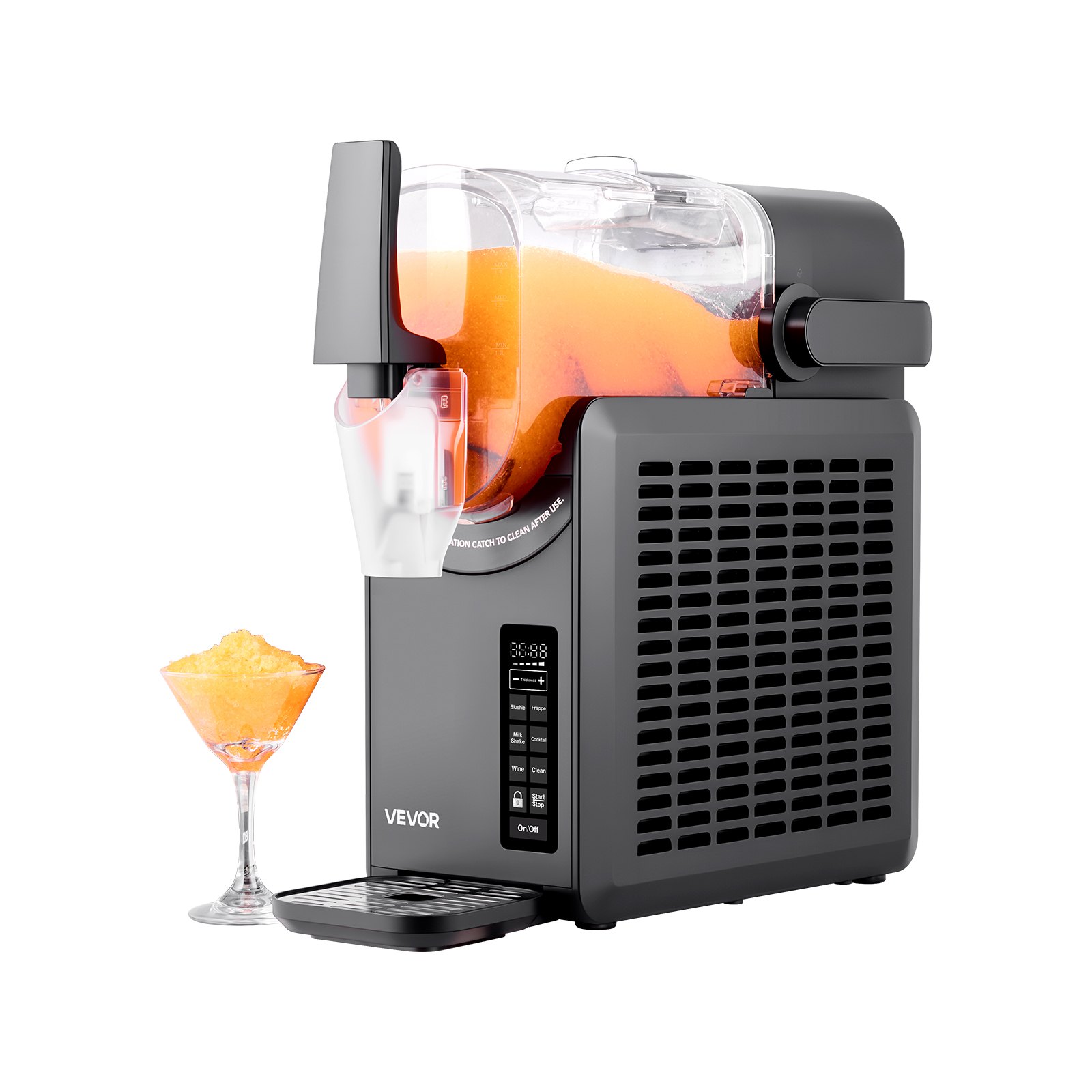 VEVOR Slushie Machine, 2.5L/88oz No Ice Needed Slushy Machine for Home, Frozen Drink Maker with 5 Preset Programs, Margarita Machine with Self-Cleaning, Frozen Margaritas, Frappés, Milkshake & More