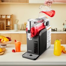 2L Slushy Machine No Ice Needed Frozen Drink Maker 6 Preset Programs for Home