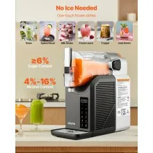 2L Slushy Machine No Ice Needed Frozen Drink Maker 6 Preset Programs for Home