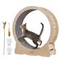 VEVOR Cat träningshjul, stort löpbandshjul för katter för inomhuskatter, 35,8 tum Cat löparhjul med löstagbar matta och Cat Teaser för löpning/promenad/träning, lämplig för de flesta katter
