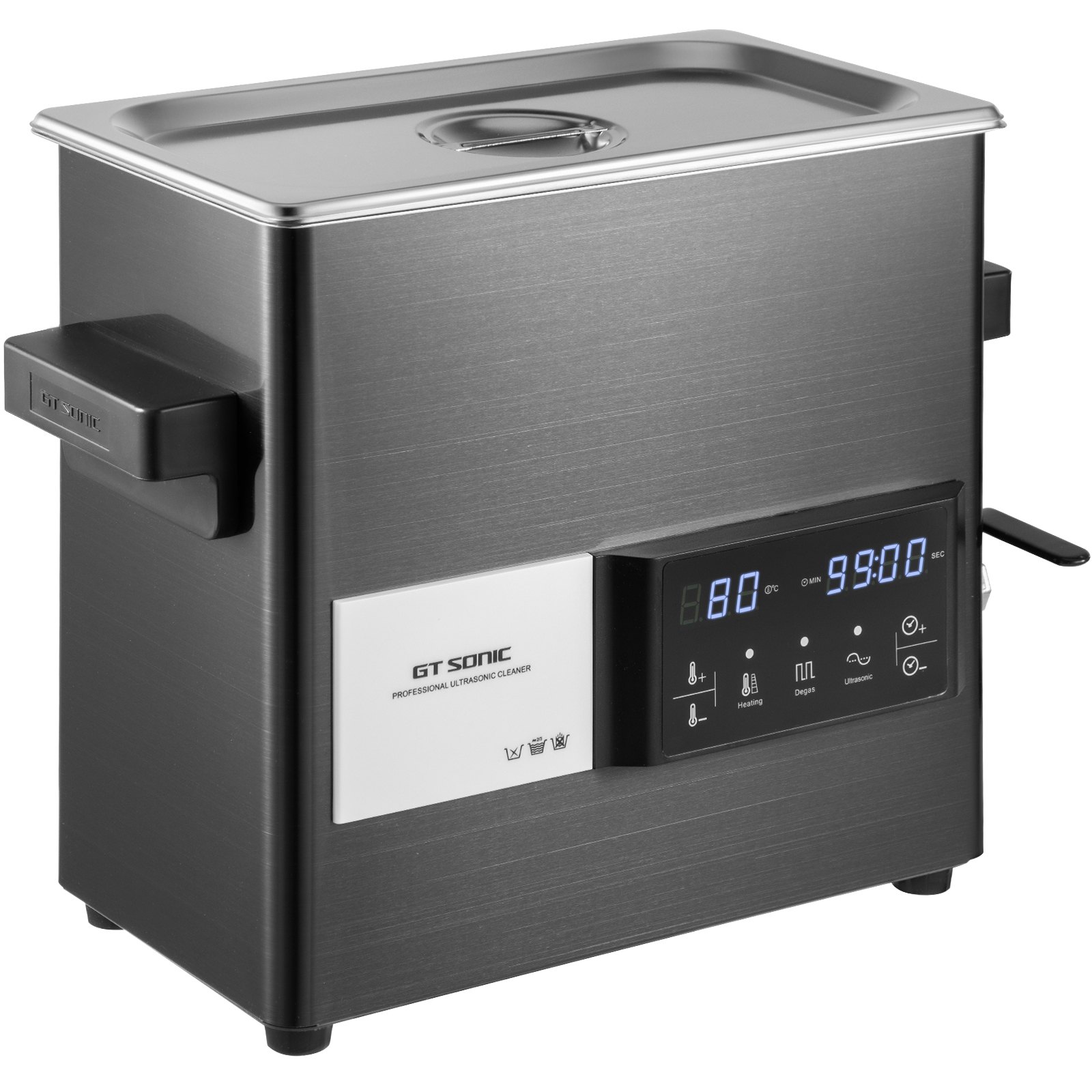 VEVOR 6L Ultrasonic Cleaner Cleaning Equipment Industry Heated W/ Timer Heater