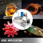 VEVOR Gem Faceting Machine 1800RPM Rock Polisher Lapidary Equipment Jewelry Polisher Gem Cutting Machine Lapidary Grinder Polisher Machine with Digital Display and Mechanical Handle for Gem Stone