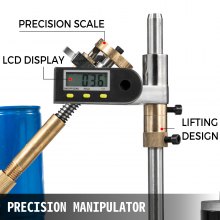VEVOR Gem Faceting Machine 1800RPM Rock Polisher Lapidary Equipment Jewelry Polisher Gem Cutting Machine Lapidary Grinder Polisher Machine with Digital Display and Mechanical Handle for Gem Stone