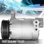 VEVOR A/C Compressor with Clutch Fit For 2006-2011 Chevrolet Impala / Monte Carlo / Malibu / Pontiac G6 3.5L 3.9L