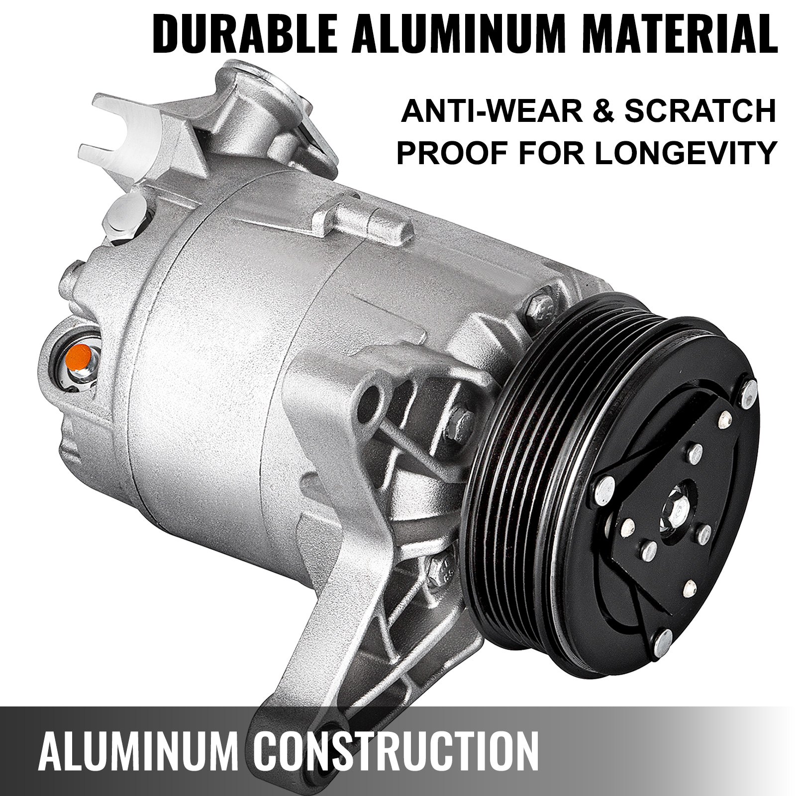 VEVOR A/C Compressor with Clutch Fit For 2006-2011 Chevrolet Impala / Monte Carlo / Malibu / Pontiac G6 3.5L 3.9L