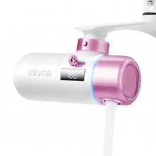 Skincare Water Filter Bathroom Sink Faucet Purifier for Skin Pink + Gold