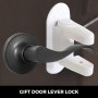 Passage Door Lever 10 Pack Black Passage Lock For 35-45mm Thickness Door